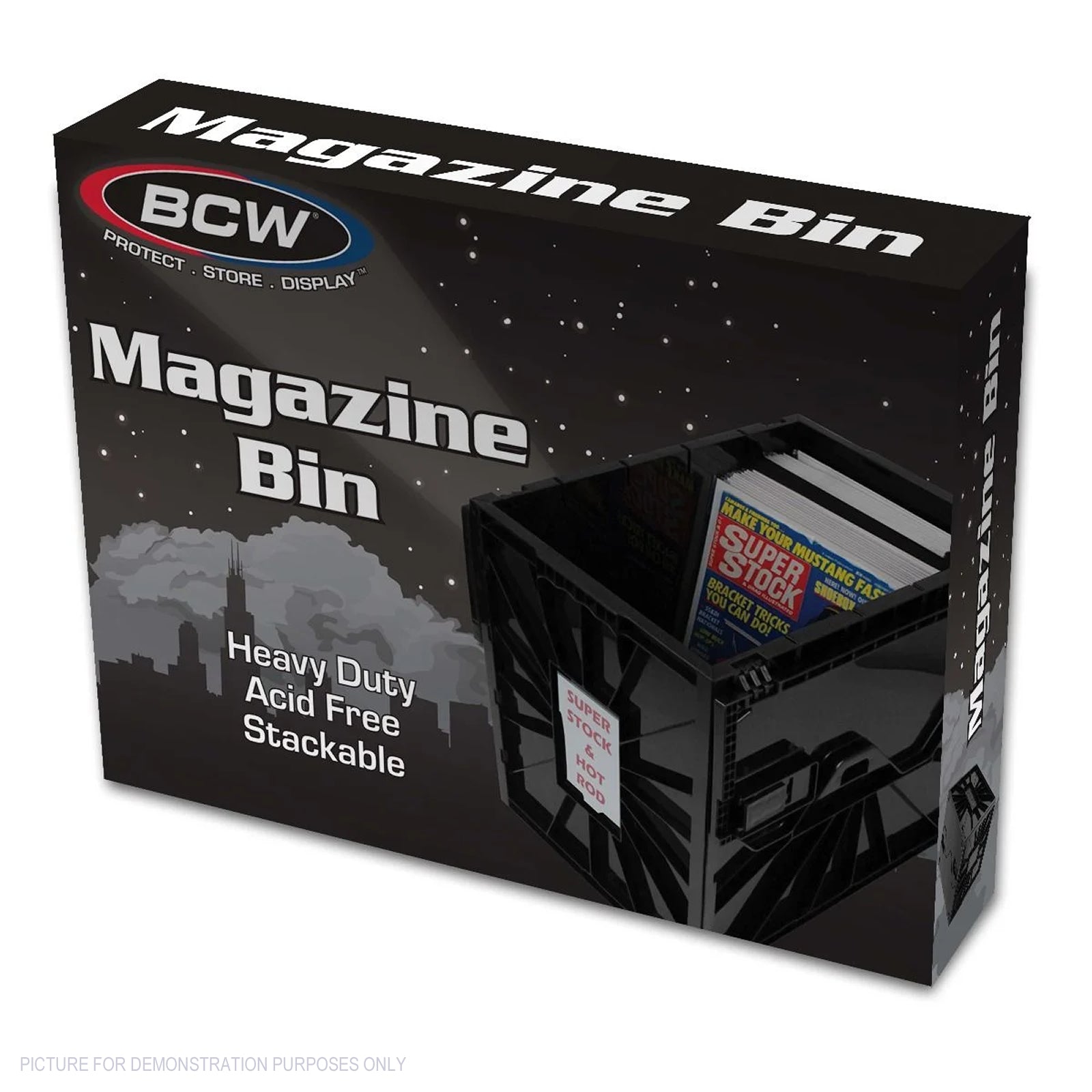 BCW Magazine & Document Bin - BLACK